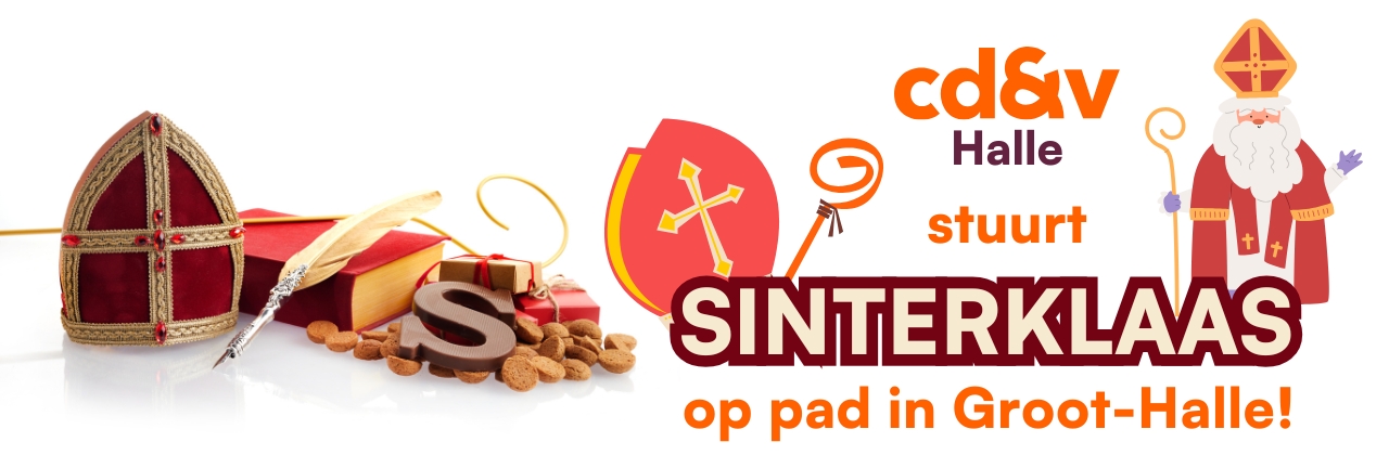 CD&V Halle stuurt Sinterklaas op pad in Groot-Halle!